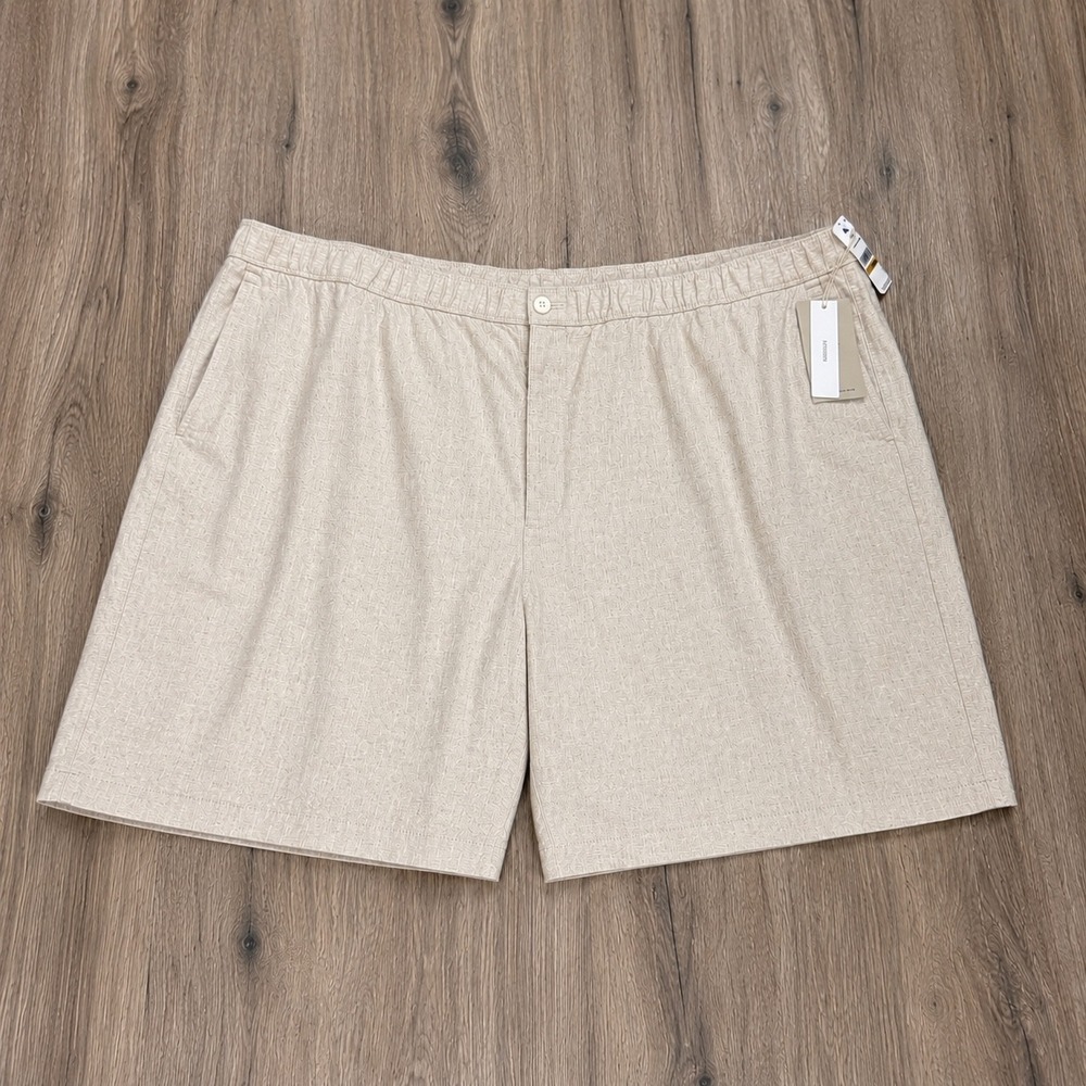 Tommy Bahama Linen In Paradise‎ Shorts Mens 4XLB Natural Linen NWT Stretch